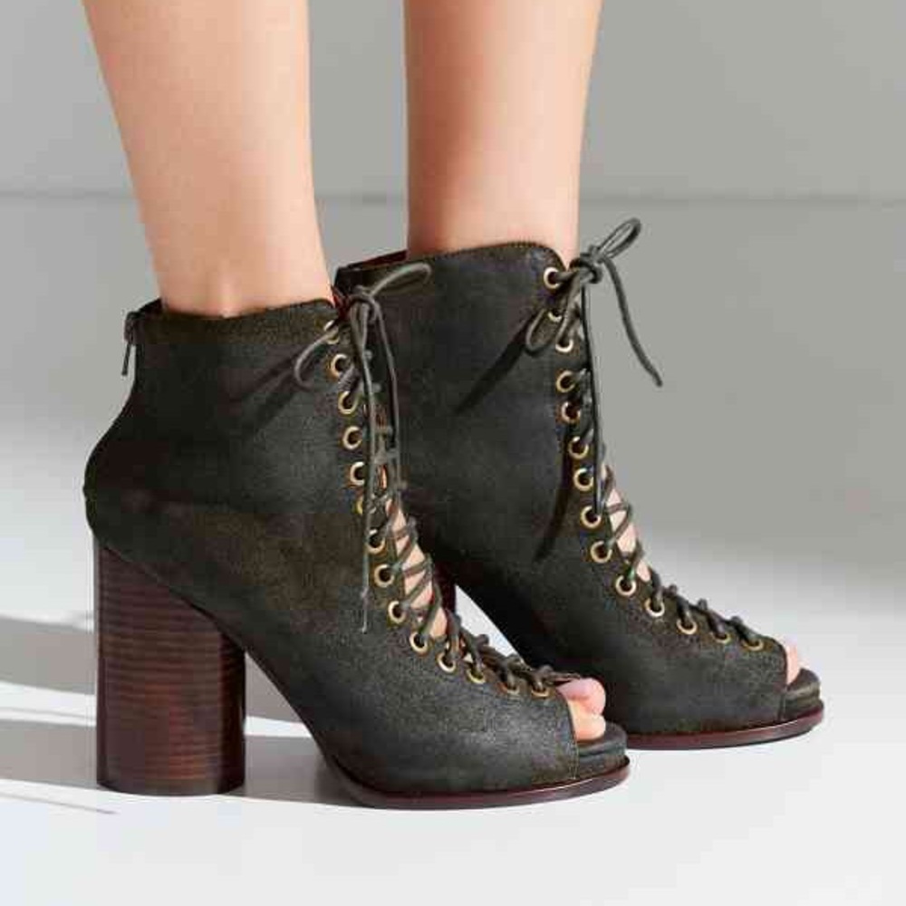 Jeffrey Campbell Free Love Lace-Up Heel